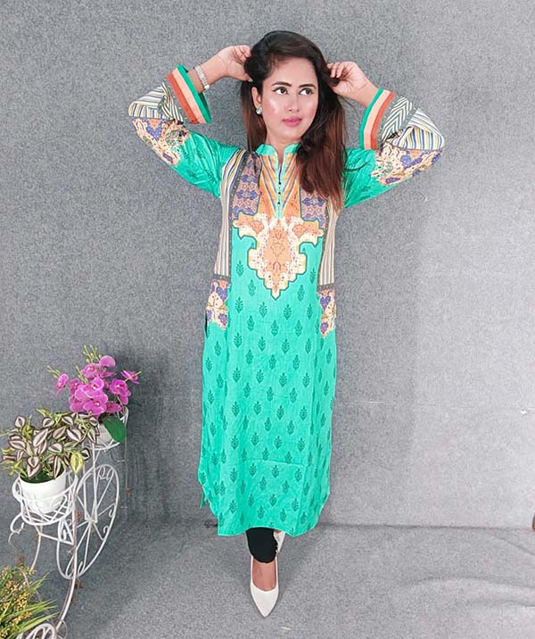 Women Printed Cotton Kurtis