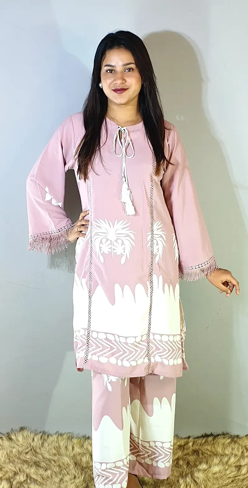 Women's Micro-stitched Fabric Co-ords