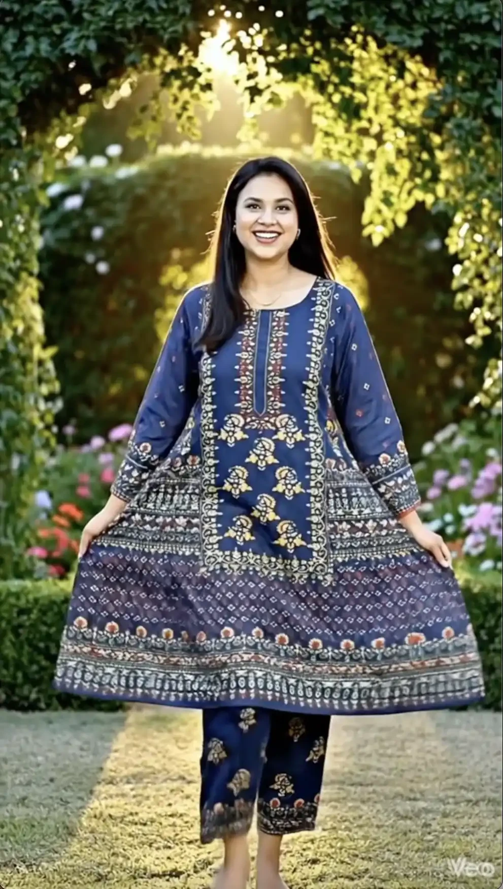 Traditional Bengali ethnic wear