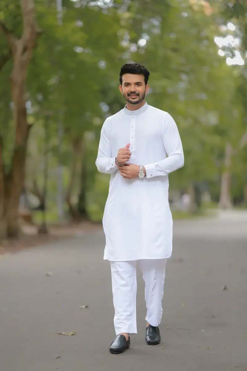Signature Gent's Panjabi Pajama Set for Timeless Elegance