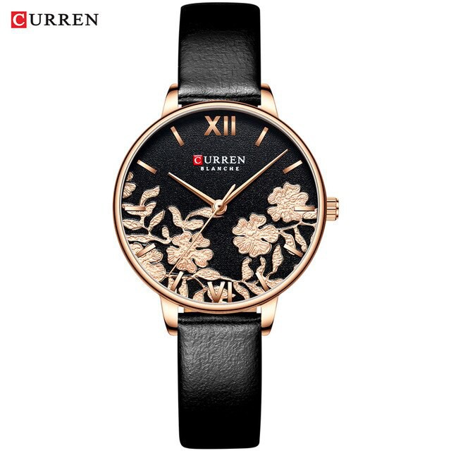 Curren 9065L Ladies Wristwatch - Rose Black