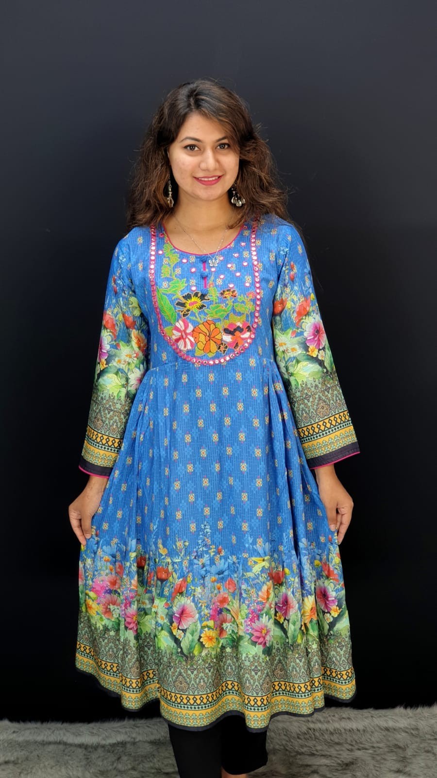 Embrace your style with the regal touch of royal blue Nilanjona