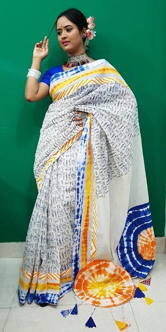 Shiburi Cotton Saree