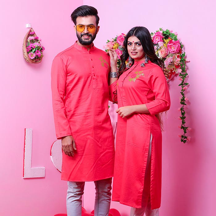 Exclusive Cotton Couple Set