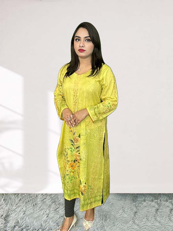 kameez cut Sequine Cotton Ethnic Dress