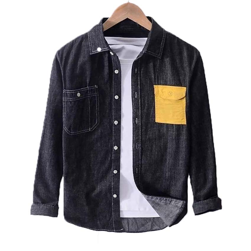 Premium Cotton Denim Shirt 201615