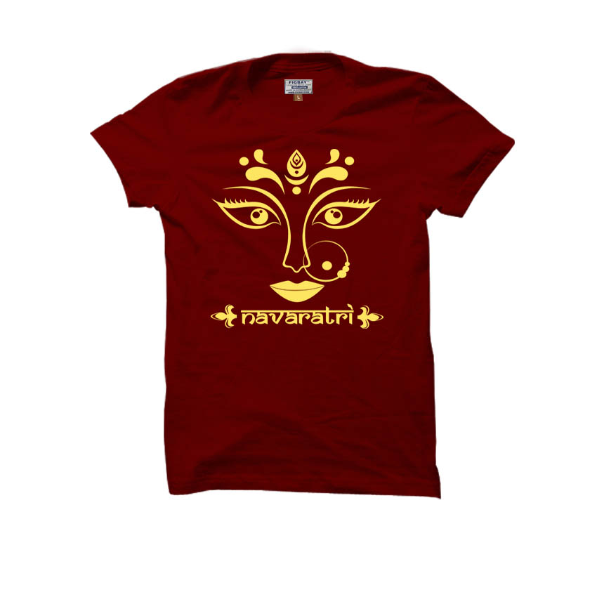 Durga Puja Cloud Cotton TShirt 201540