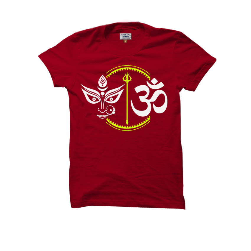 Durga Puja Cloud Cotton TShirt 201580