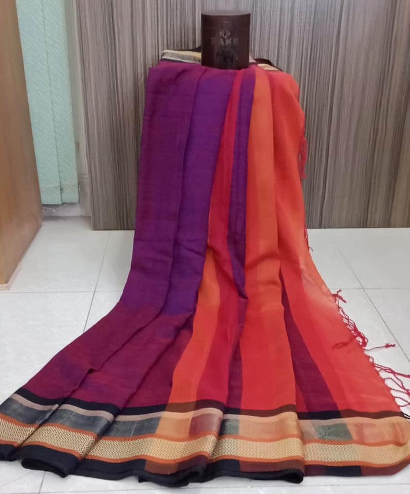 Indian South Silk Saree With Blouse 3015020