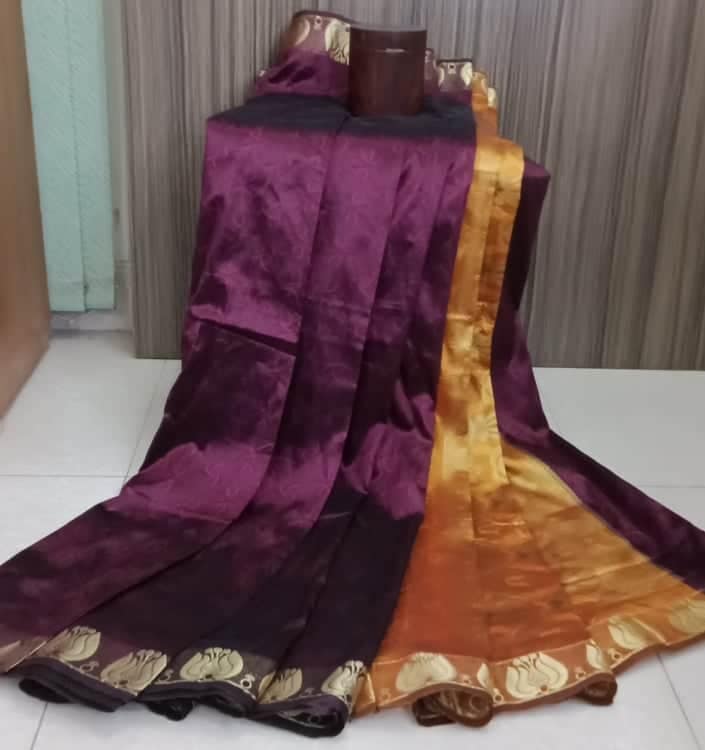 Indian South Silk Saree With Blouse 3015024