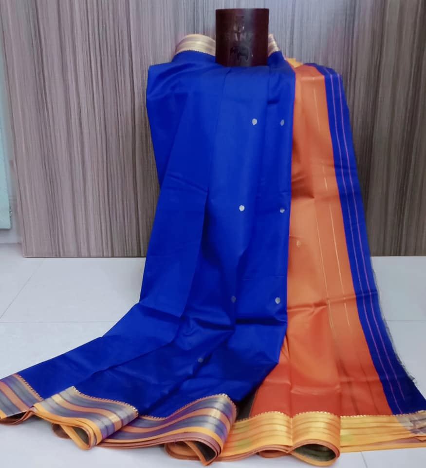 Indian South Silk Saree With Blouse 3015018