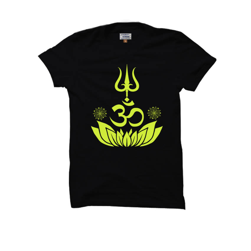 Durga Puja Cloud Cotton TShirt 201568 BK