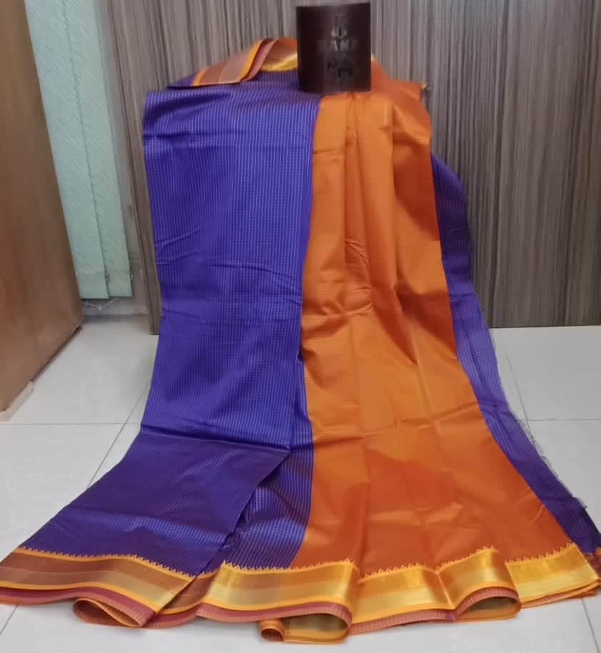 Indian South Silk Saree With Blouse 3015023