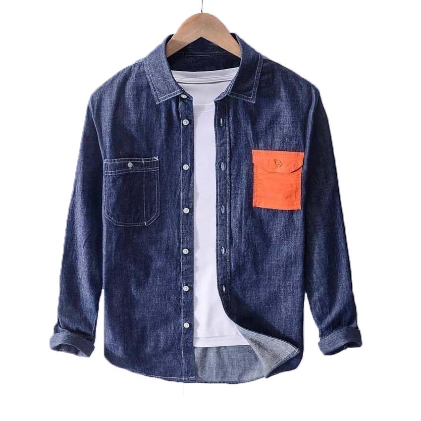 Premium Cotton Denim Shirt 201616