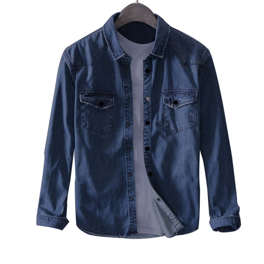 Premium Cotton Denim Shirt 201613